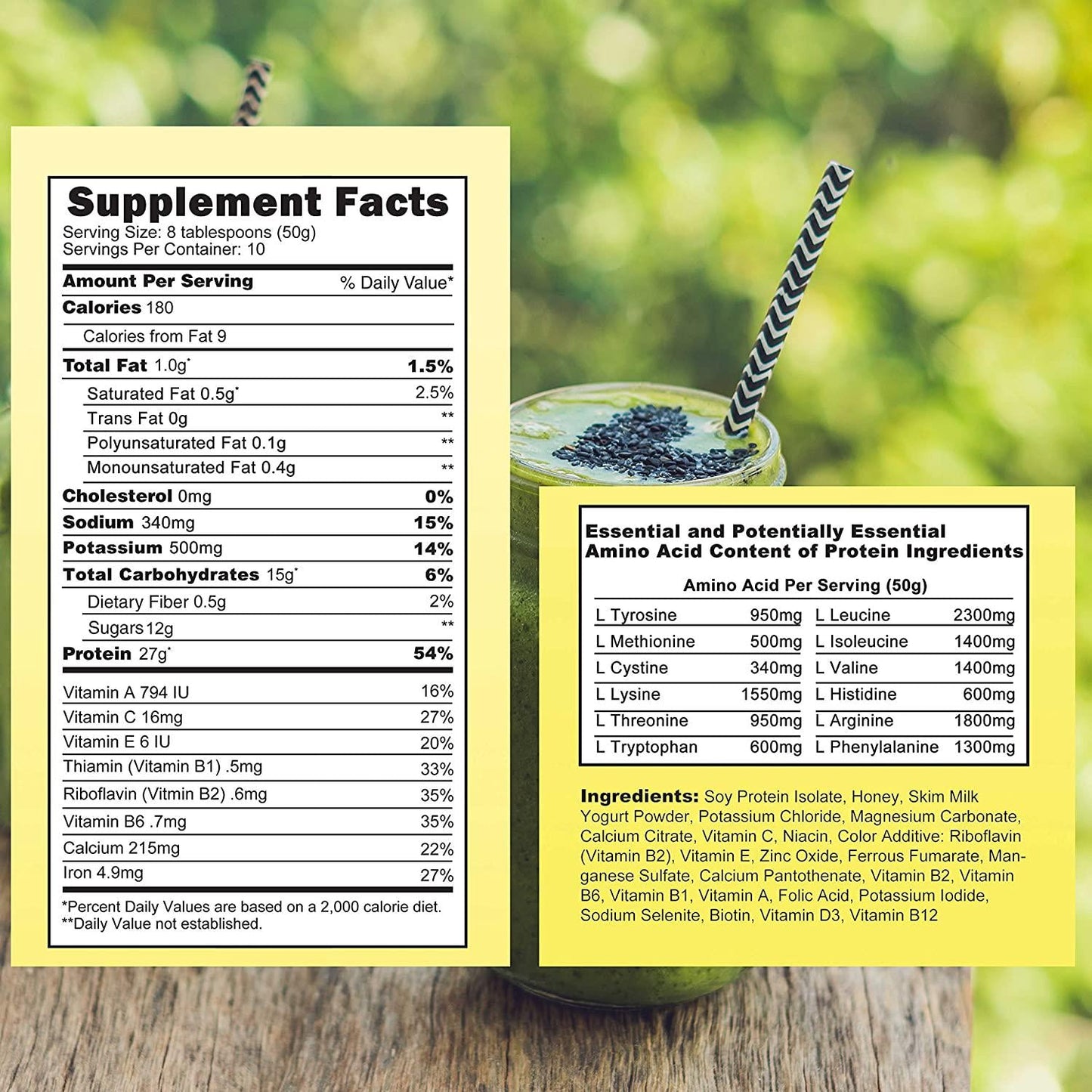 Almased Meal Replacement Shake and Wellness Tea - Plant Based Protein Powder for Weight Management -Tea for Calm Your Body - Gluten Free, No Sugar Added (Protein + Tea)