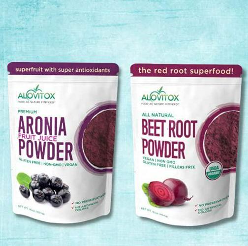 Alovitox Beet Root Powder | 100% Pure, Fresh and USDA Organic Beetroot Extract Powder | Nitric Oxide Superfood | Vegan, Non - GMO and Gluten-Free | Support Energised and Effective Workout Session 16 oz