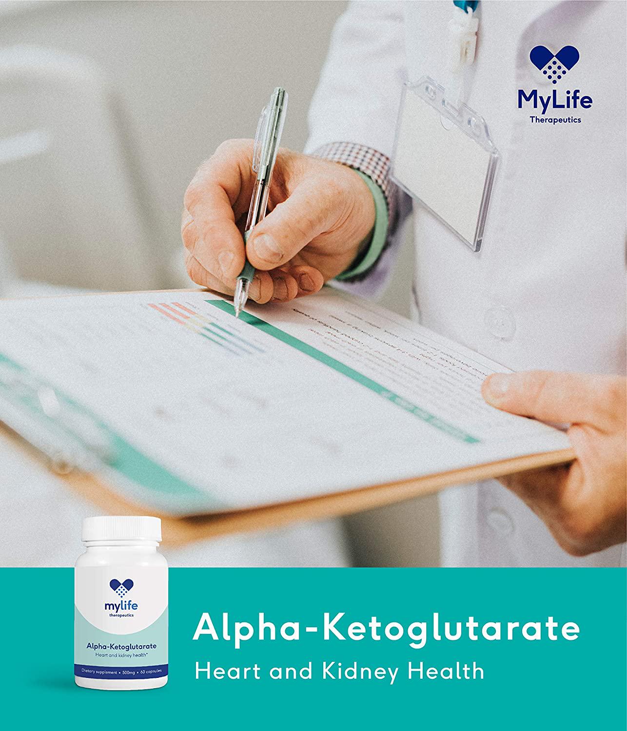 Alpha-Ketoglutarate | AKG | 100% Pure and Gluten Free | for Heart and Kidney Health | Wound Healing | Aging | Bone Health | Immune Function