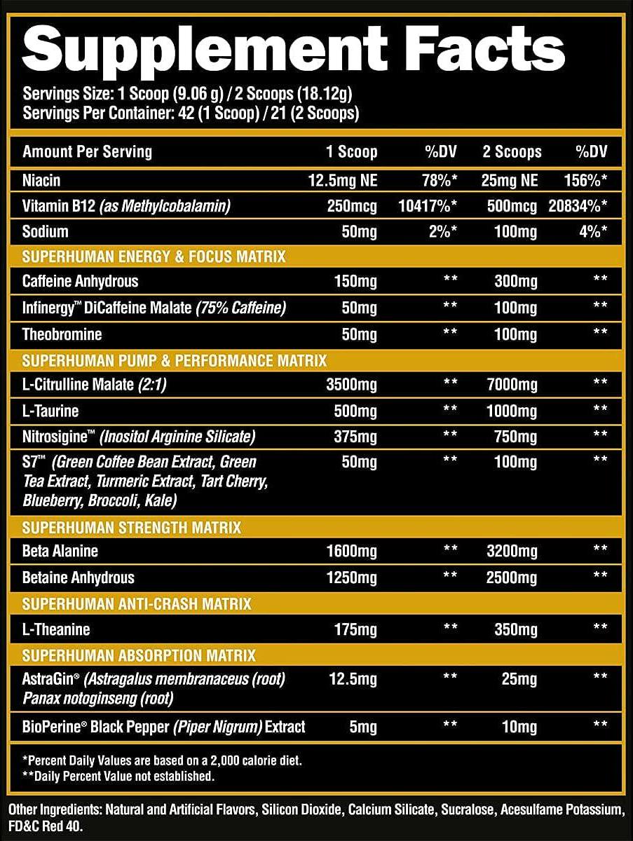 Alpha Lion Pre Workout Stack, Pre Workout, Post Workout, Great Tasting, Clean Energy