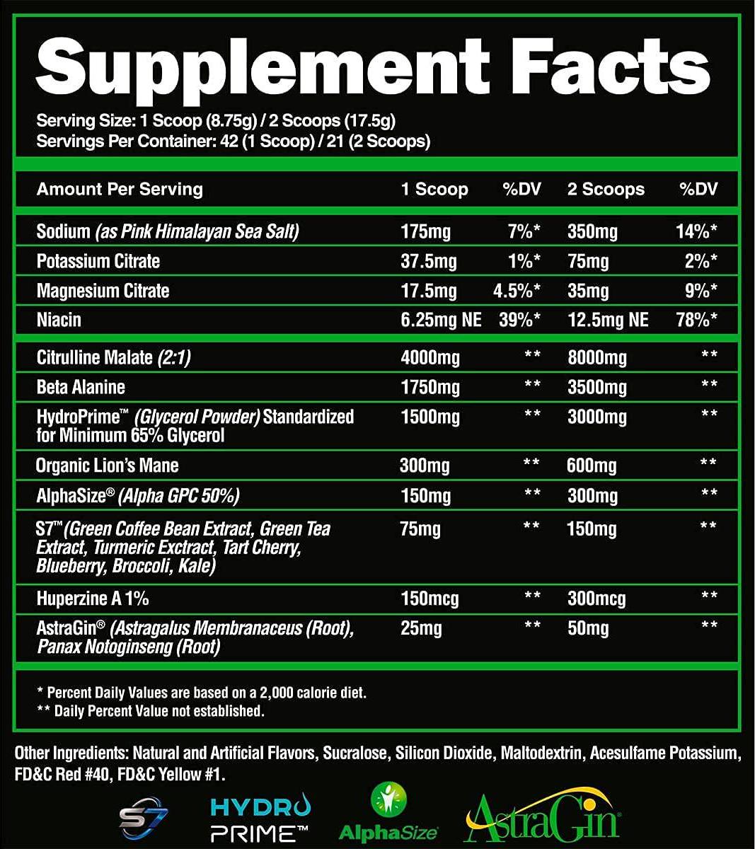 Alpha Lion Pre Workout Stack, Pre Workout, Post Workout, Great Tasting, Clean Energy