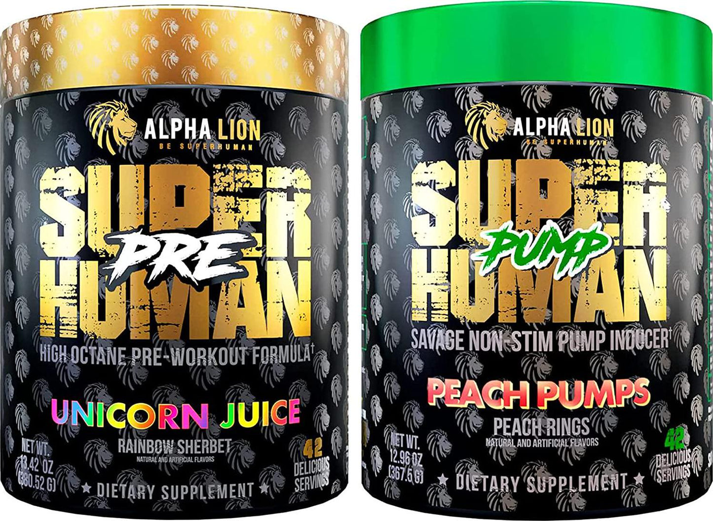 Alpha Lion Pre Workout Stack, Pre Workout, Post Workout, Great Tasting, Clean Energy