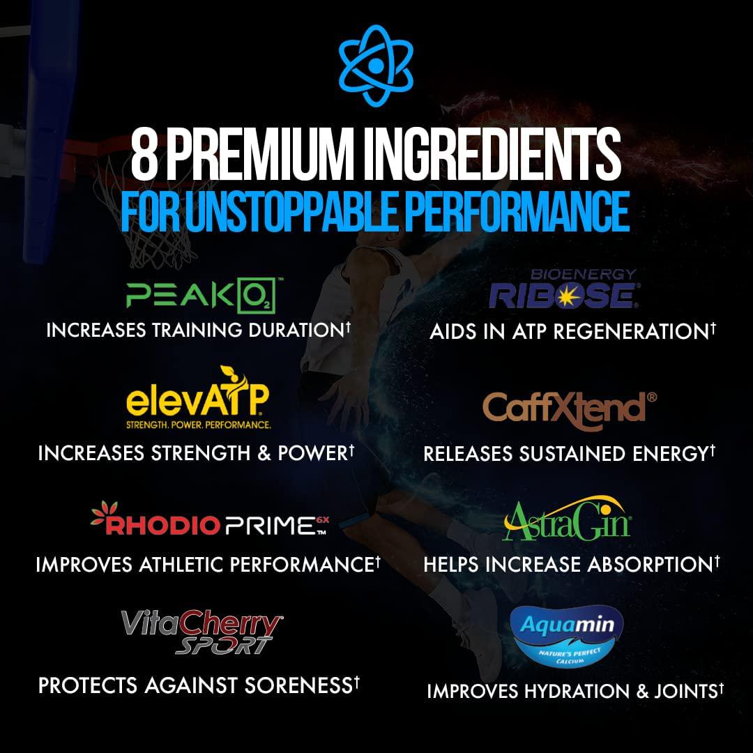 Alpha Lion Superhuman Sport, Premium Performance and Recovery, Running, Lifting, Cross-Training, Supports Elevated Focus, Promotes Increased Training Output (21 Servings, Grapezilla)