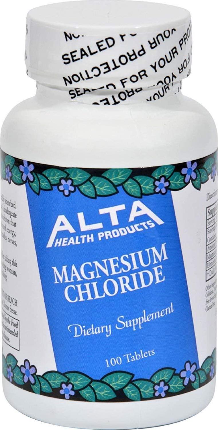 Alta Health Products - Magnesium Chloride - 100 tablets, 2 pack