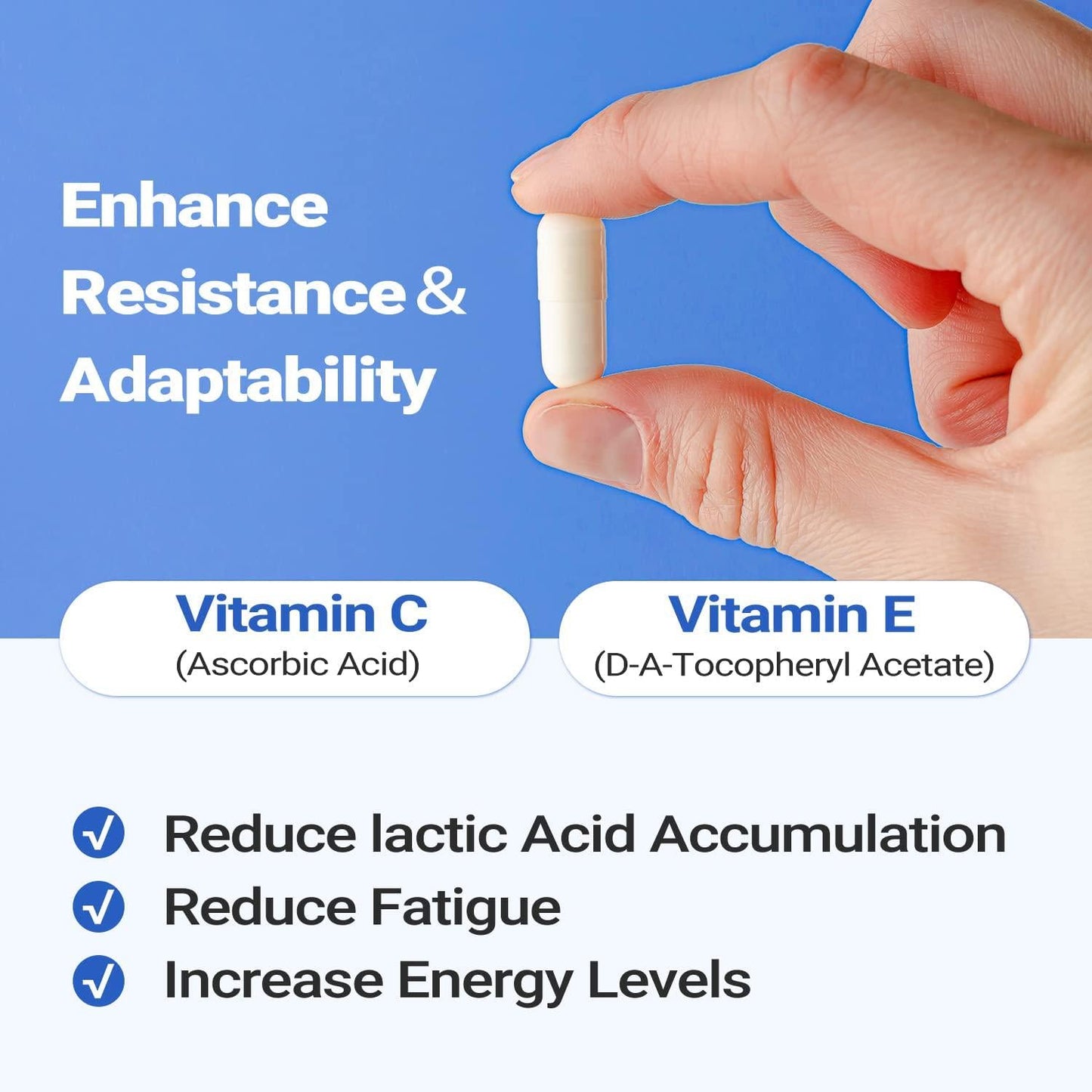 Altitude Sickness Prevention-High Altitude Relief-Ginkgo Biloba, Rhodiola Rosea, Vitamin C,E, Alpha Lipoic Acid, Allergen-Free, No-GMO (60 Capsules)