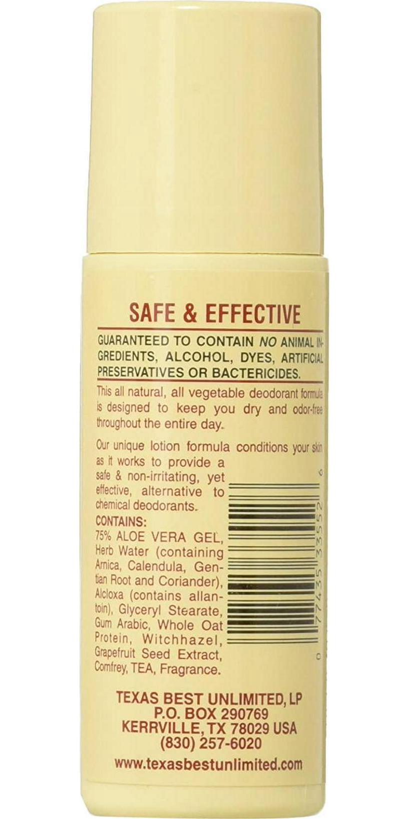 Alvera Roll On Deod Aloe and BlkSd - 2 Pack 3 Ounce