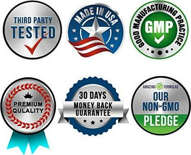 Amazing Formulas Hyaluronic Acid 100 mg 120 Capsules (Non-GMO,Gluten Free) - Support Healthy Connective Tissue and Joints - Promote Youthful Healthy Skin