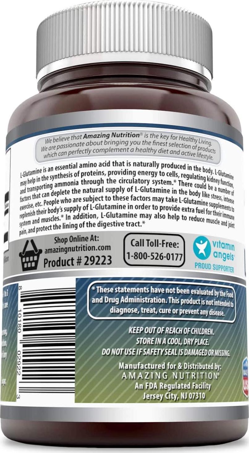 Amazing Formulas L-Glutamine 500 Mg 120 Capsules