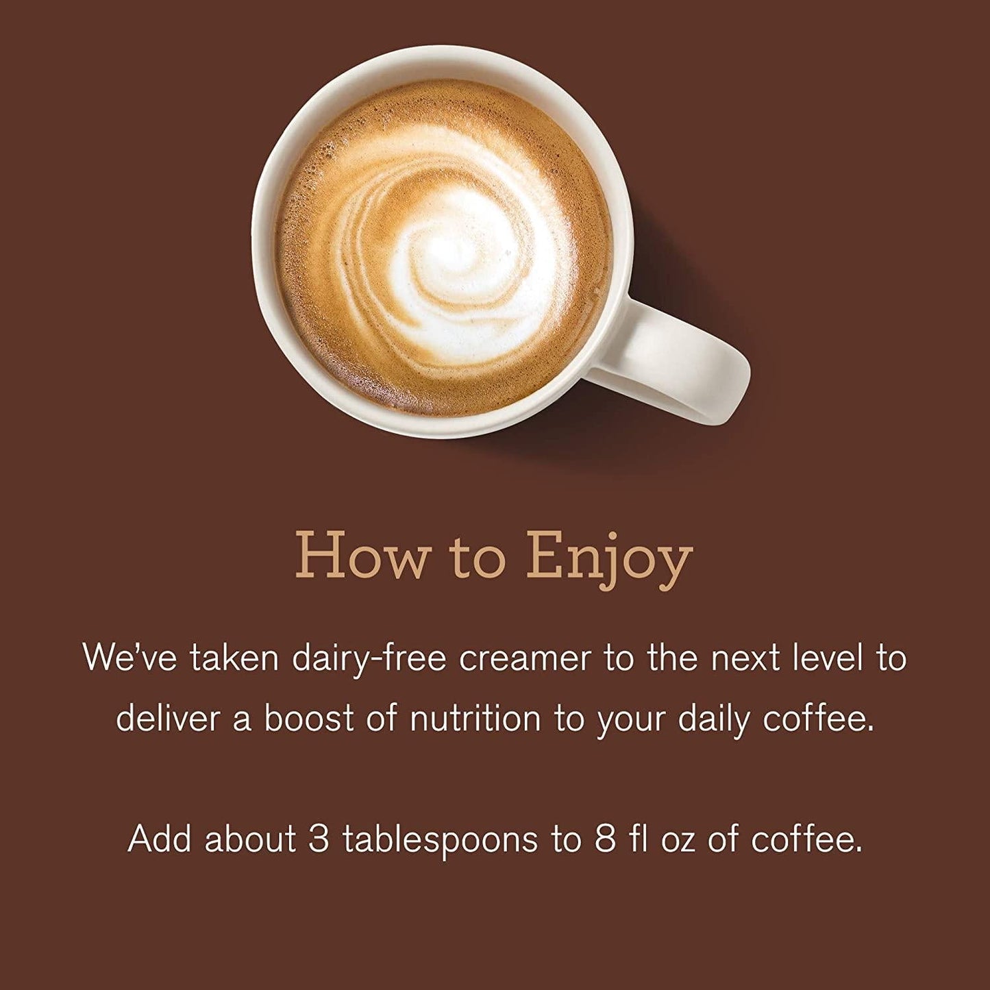 Amazing Grass Amazing Protein Creamer, Plant-Based Protein with Coconut MCT Oil, Dark Chocolate, 12 Servings