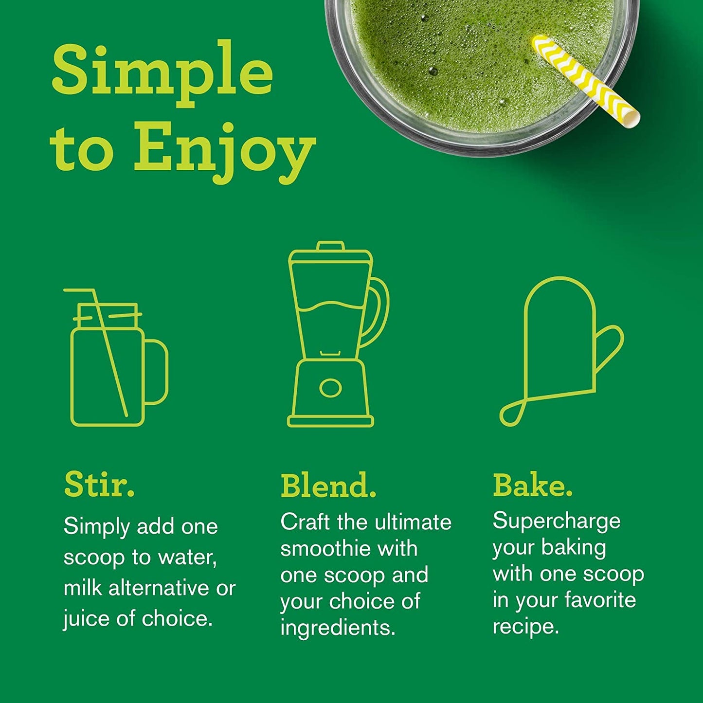 Amazing Grass Green Superfood, Energy Lemon Lime, 30 Servings, 210 g