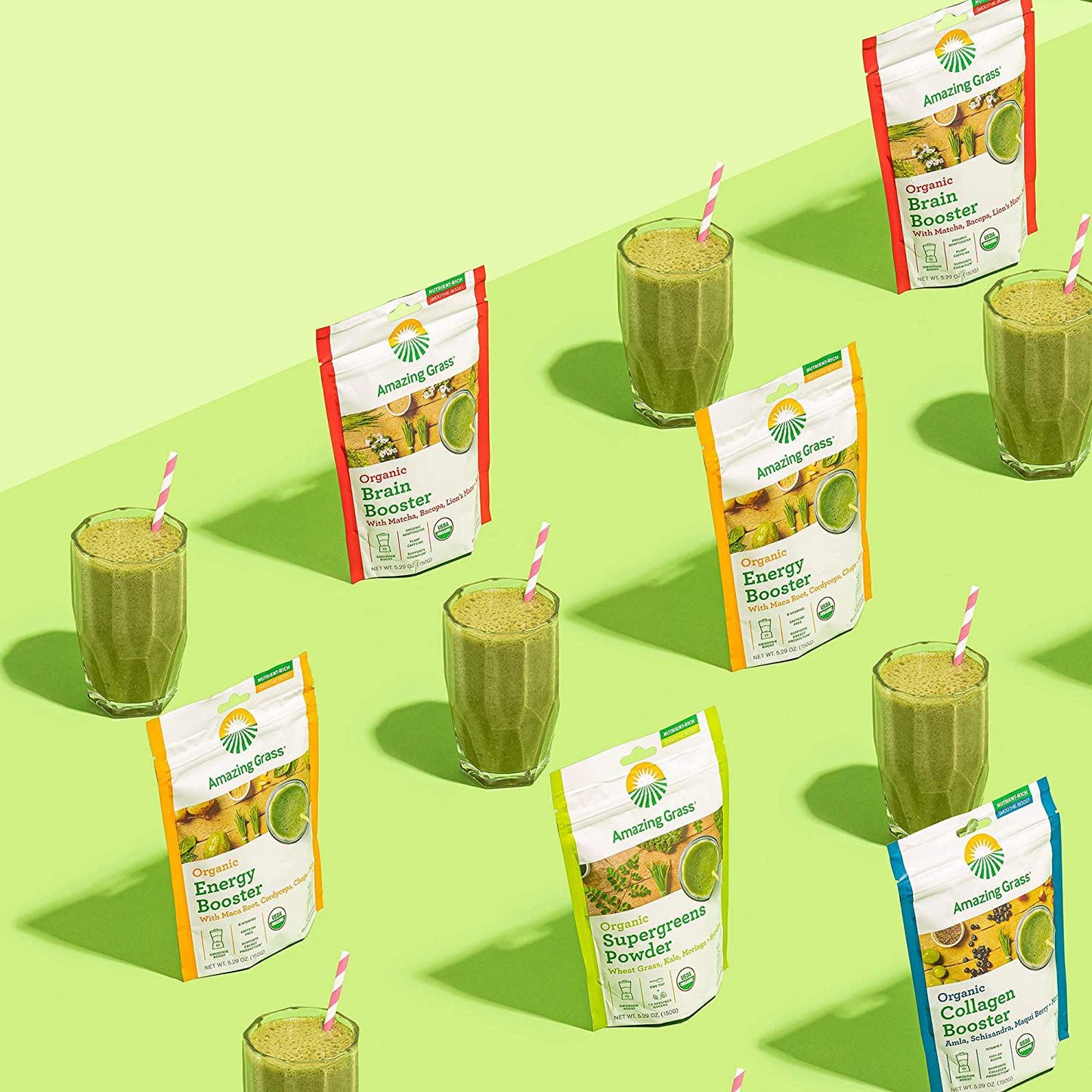 Amazing Grass Organic Kale Powder: Smoothie Booster with Super Greens and Vitamin K, 30 Servings