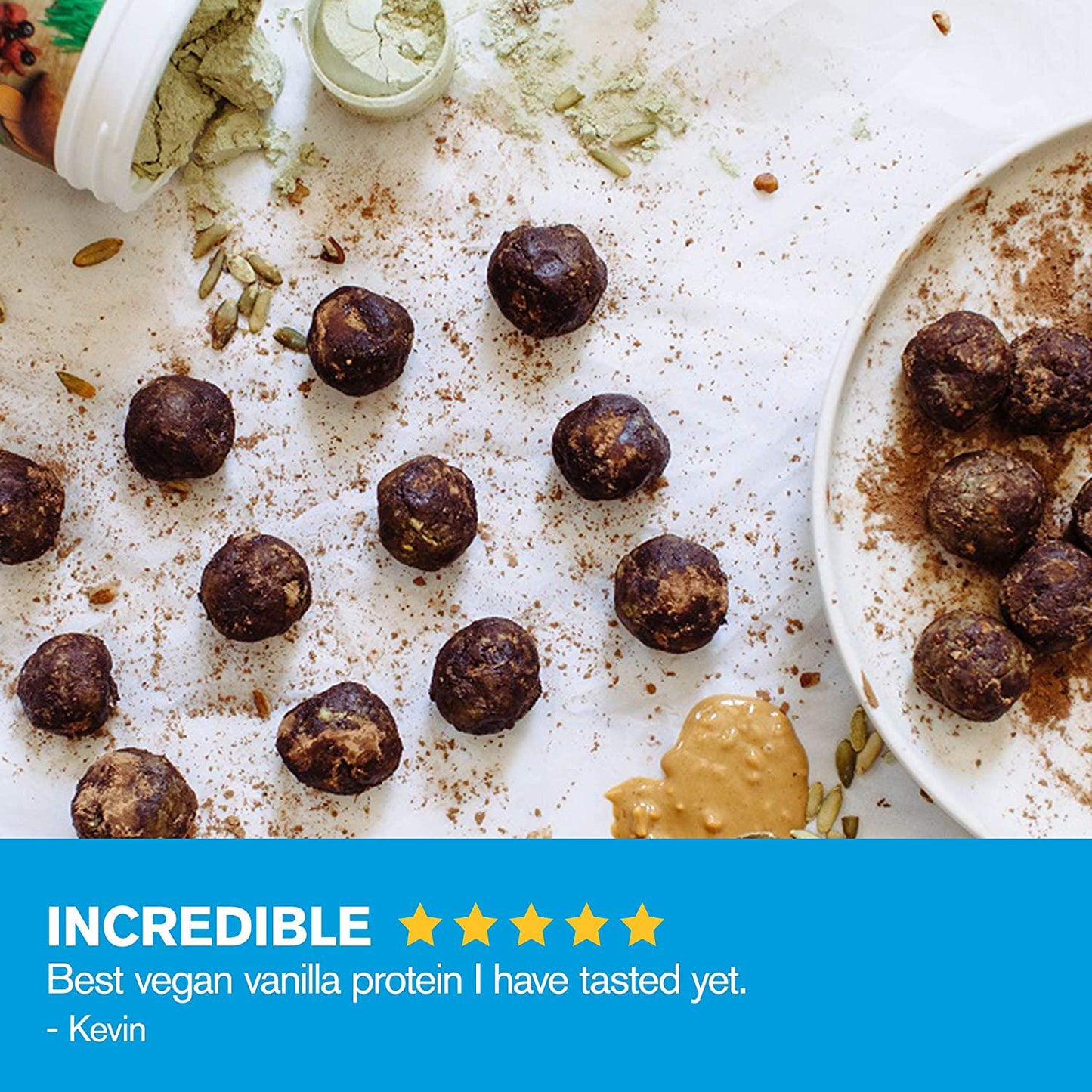 Amazing Grass PSF Powder, Pure Vanilla, 20 Servings (Old Version)