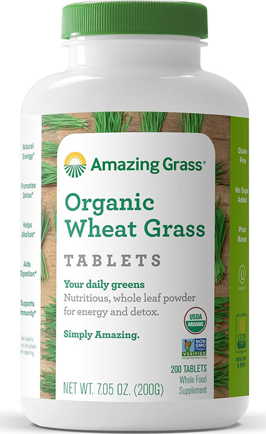 Amazing Grass - Wheat Grass 1000 mg. - 200 Tablets