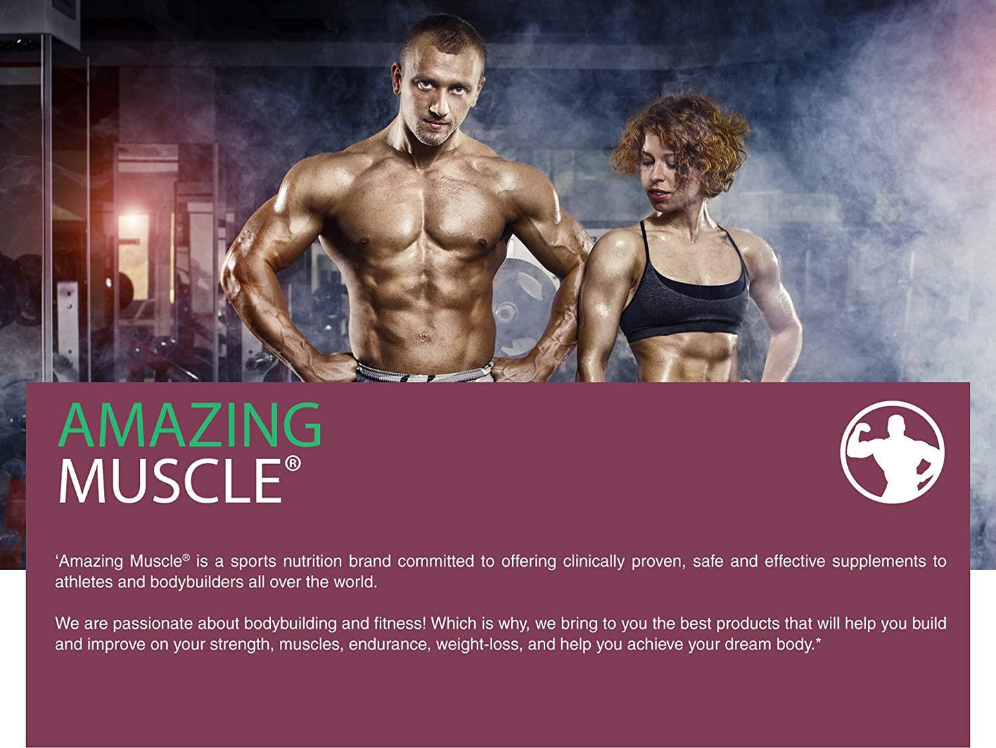 Amazing Muscle 100% Whey Protein Powder * 5 Lbs *Advanced Formula with Whey Protein Isolate as a Primary Ingredient Along with Ultra Filtered Whey Protein Concentrate * Supports Lean Muscle Growth