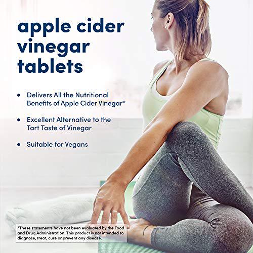 American Health Apple Cider Vinegar Tablets (2 Pack) - Balanced Diet and Exercise Program Support, No Tart Vinegar Taste - Non-GMO, Gluten-Free, Vegetarian - 480 mg, 200 Count - 200 Total Servings