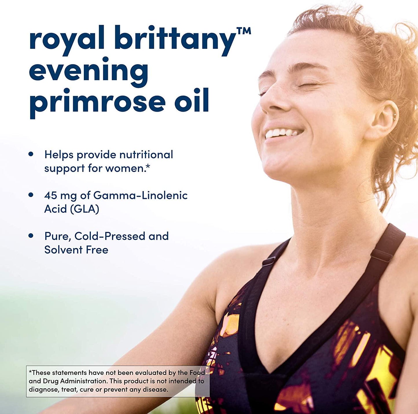 American Health Dietary Fiber Supplement Softgels, Evening Primrose Oil, 500 mg, 100 Count