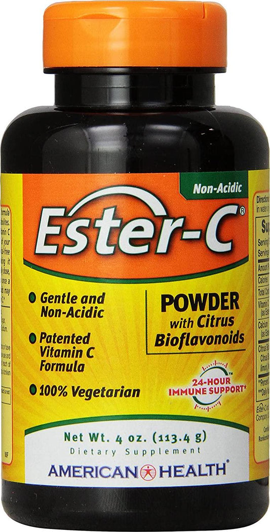 American Health Ester-C Powder with Citrus Bioflavonoids, 750 mg, 4 Ounce