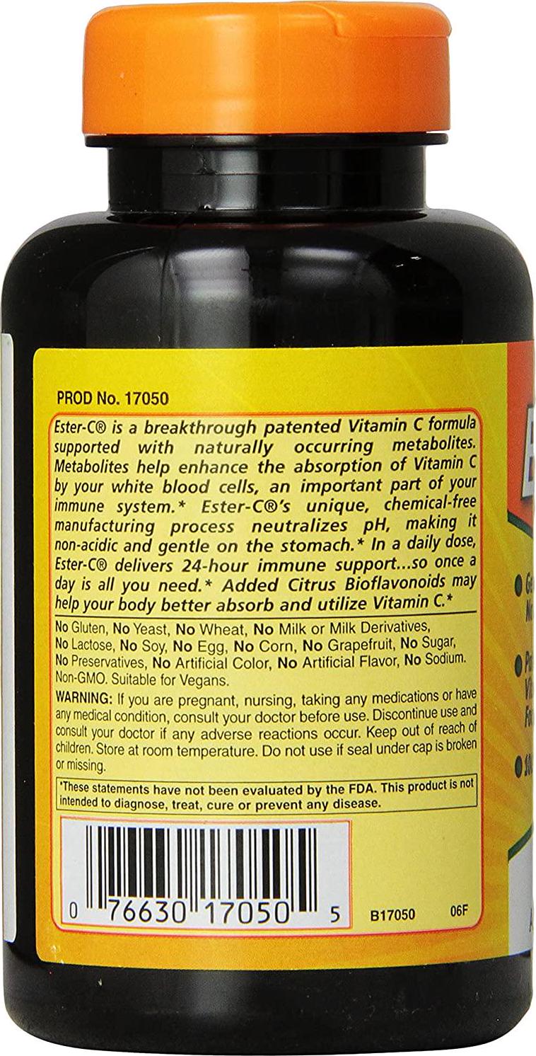 American Health Ester-C Powder with Citrus Bioflavonoids, 750 mg, 4 Ounce