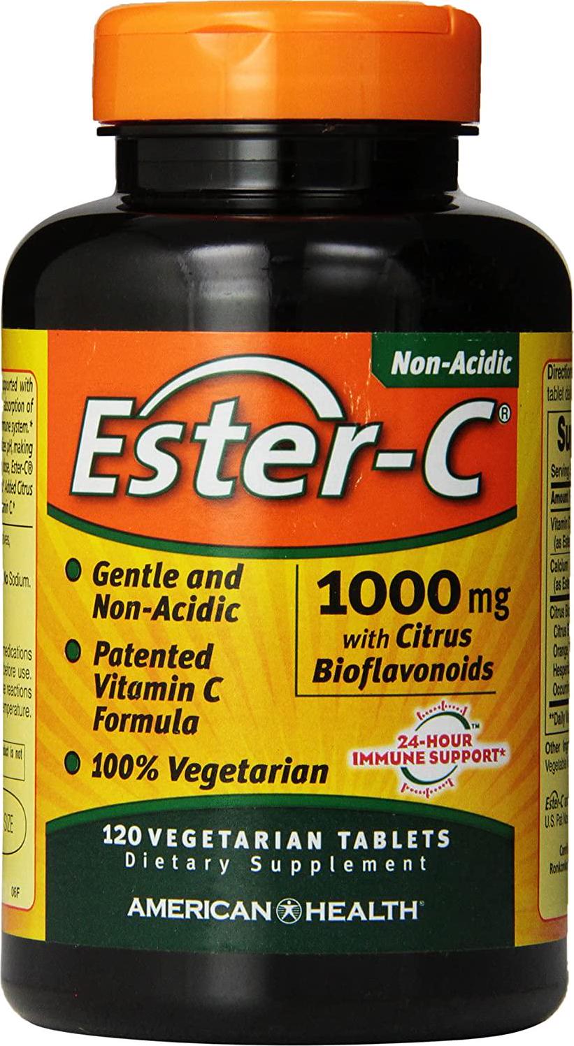 American Health - Ester C with Citrus Bioflavonoids 1000 mg. - 120 Vegetarian Tablets