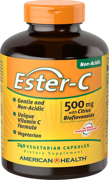 American Health Ester-C with Citrus Bioflavonoids, 500 mg, 240 Count