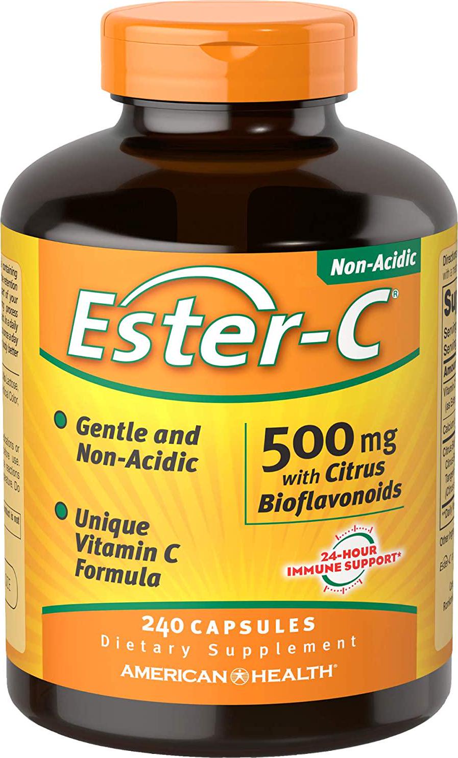 American Health Ester-C with Citrus Bioflavonoids, 500 mg, 240 Count