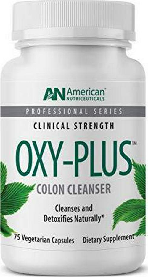 American Nutriceuticals Oxy-Plus 75 Capsules Professionally Formulated Colon Cleanse Enhanced with Magnesium and Bioflavonoids No Cramping or Bloating Stimulant Free