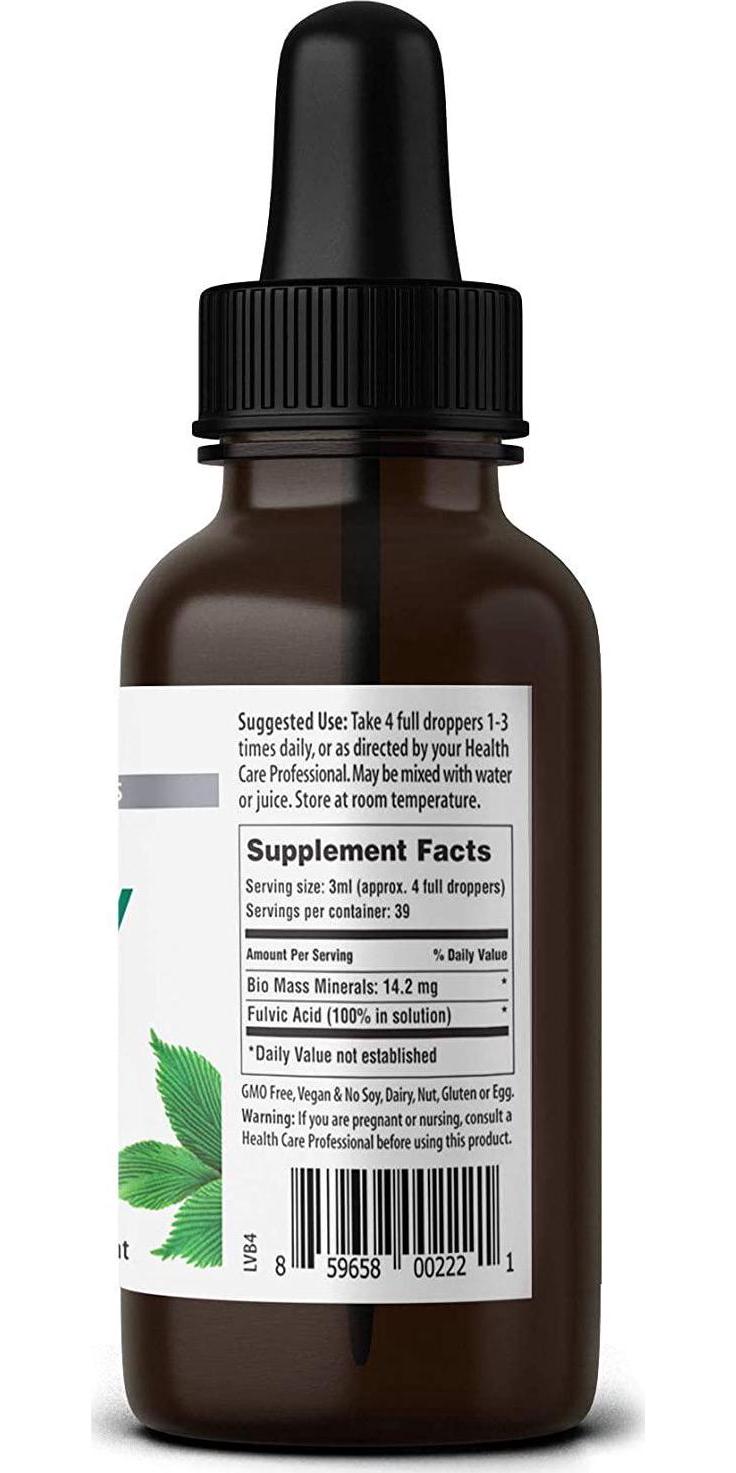 American Nutriceuticals - Vitality Boost - 4 fl oz - Organic Fulvic Mineral Complex - Rich in Natural Electrolytes, Amino Acids and Trace Minerals - Supports Natural Energy