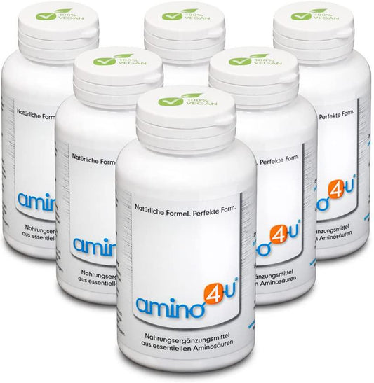 Amino4U Only The 8 Essential Amino Acids 6X 120G Box