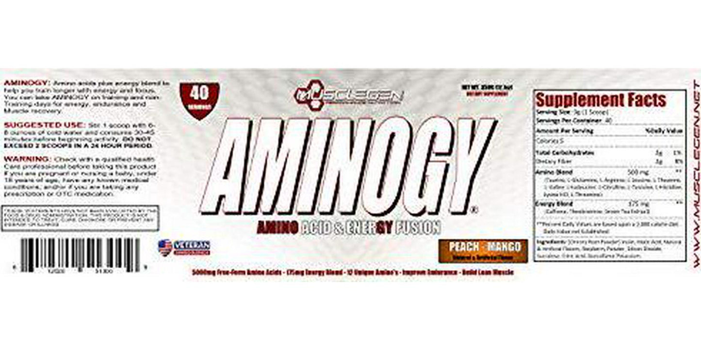 Aminogy, Peach Mango - Amino Acid and Energy Blend
