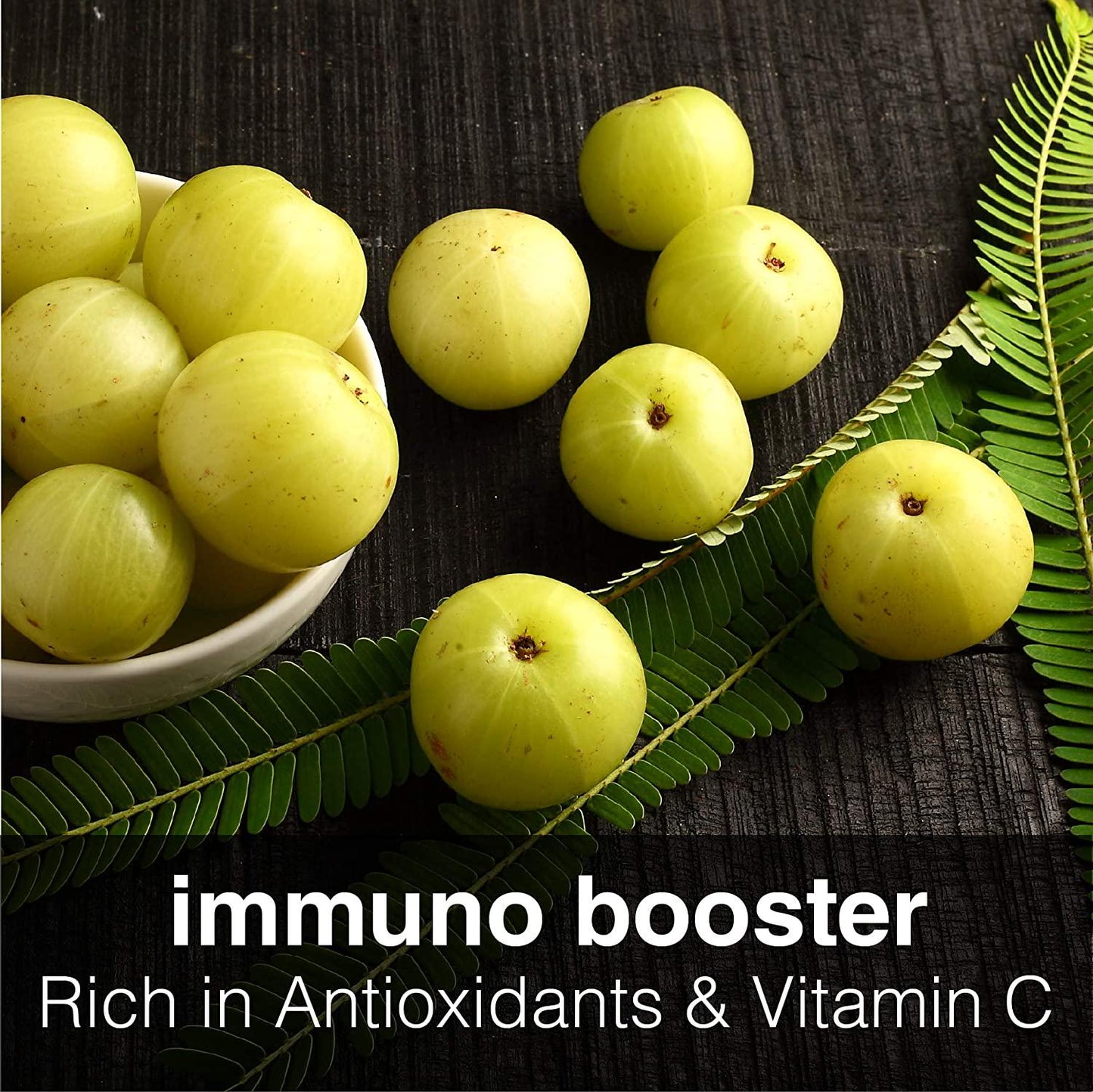 Amla Gooseberry 4,000mg Extract - Vitamin C, Antioxidants To Support Immunity, Well-being and Energy
