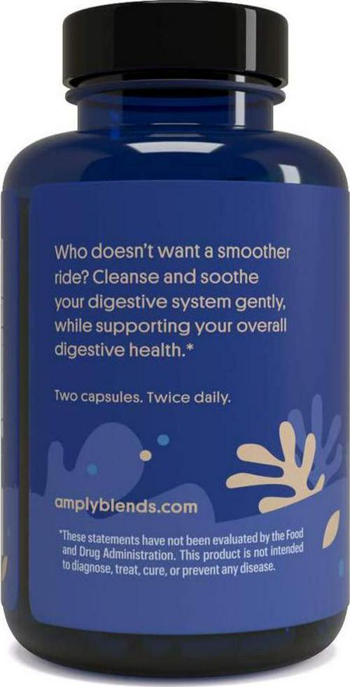 Amply | Inside Job | Herbal Supplement | Digestion Capsules | 120-count