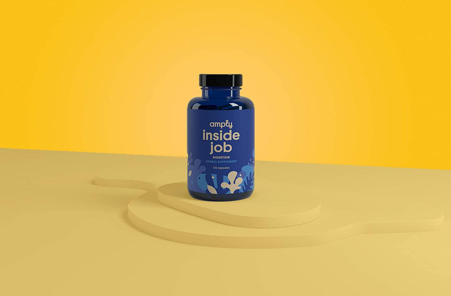 Amply | Inside Job | Herbal Supplement | Digestion Capsules | 120-count