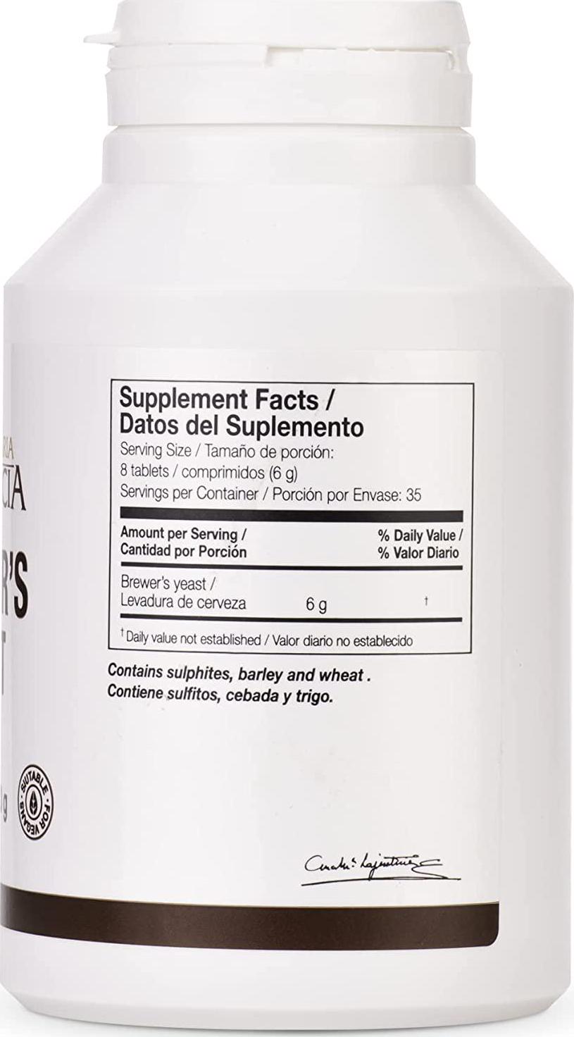 Ana Maria Lajusticia- BREWER'S Yeast - Source of Vitamins, Heart Health and Healthy Digestion - 70 Days Treatment Pack . Sugar Free and Vegan Friendly.