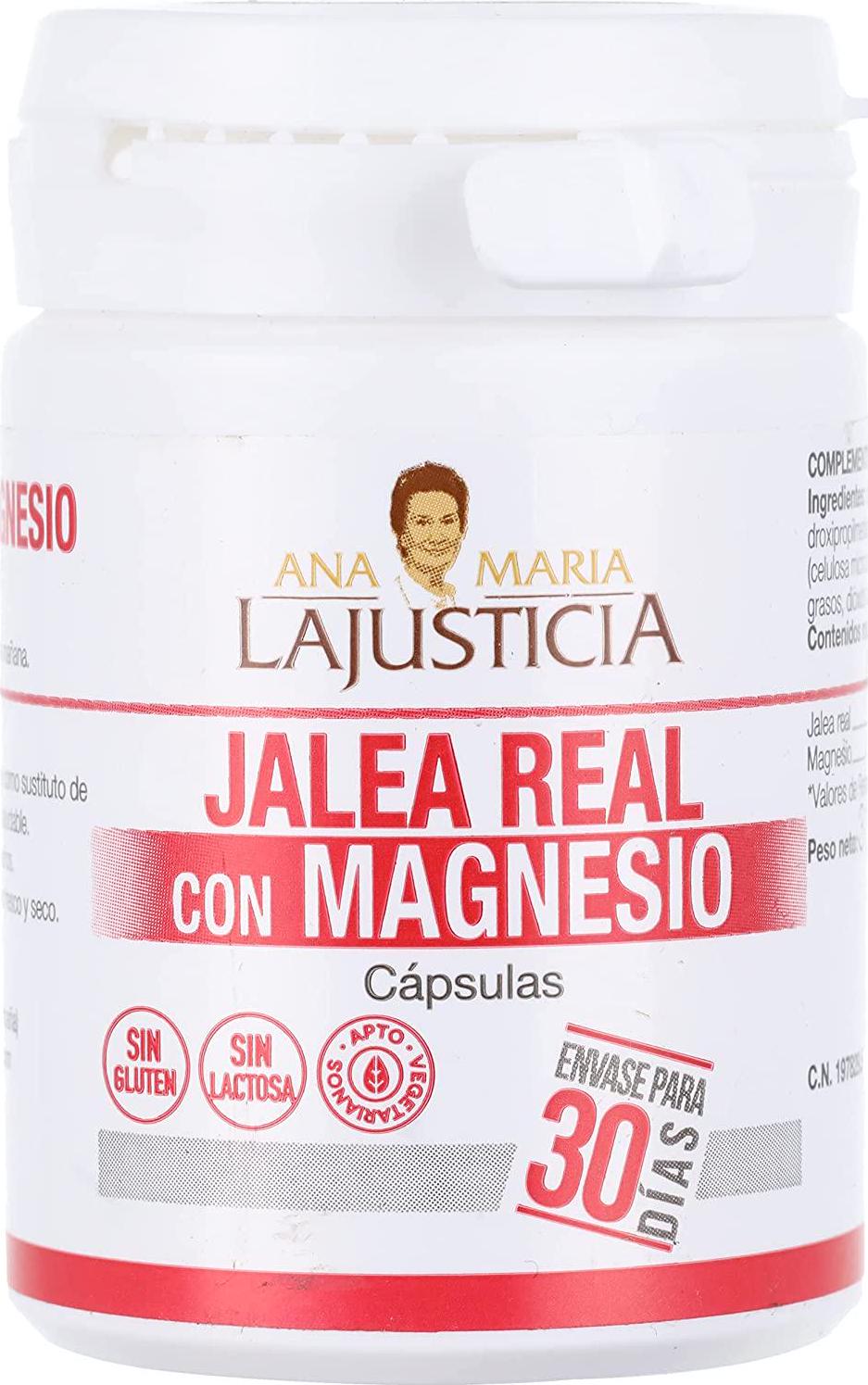 Ana Maria Lajusticia Royal Jelly with MAGNESIO 60cap, Standard, Single