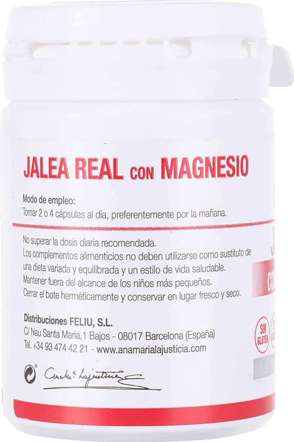 Ana Maria Lajusticia Royal Jelly with MAGNESIO 60cap, Standard, Single