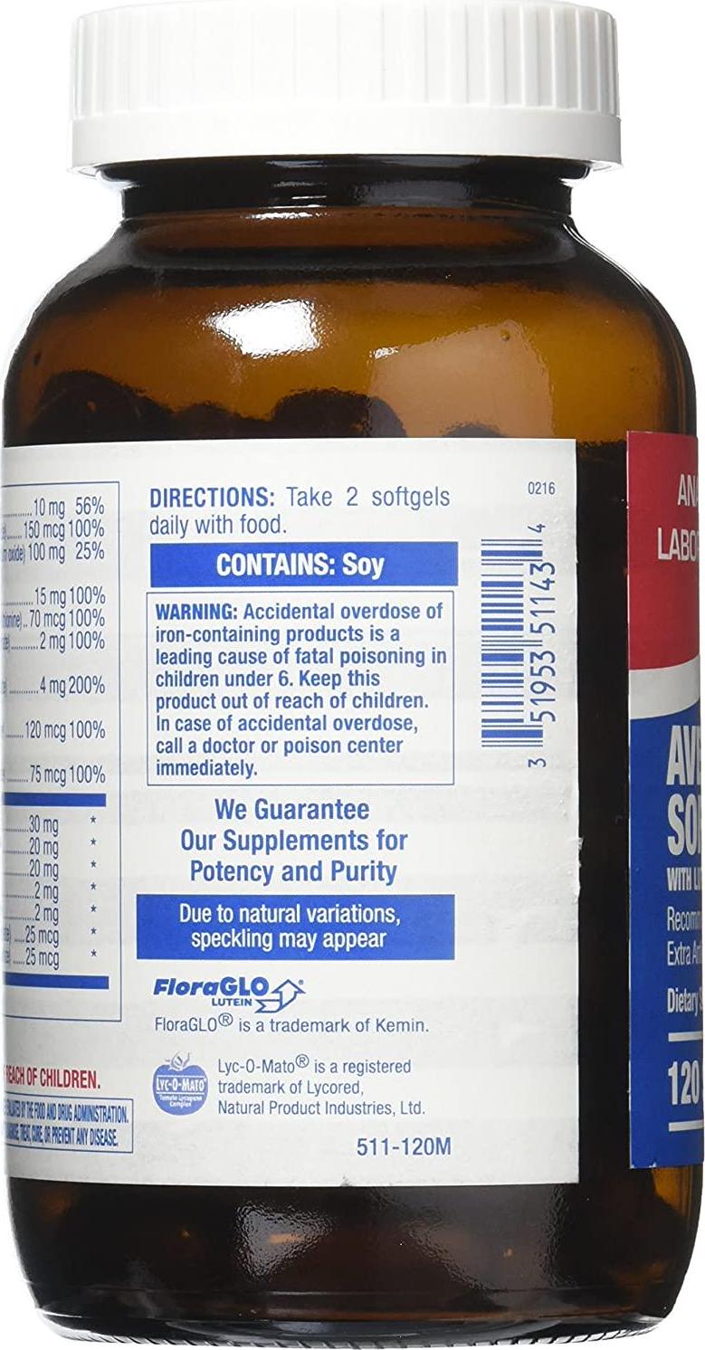 Anabolic Laboratories, AVED -MULTI Softgel w / lutein and lycopene 120 Softgels