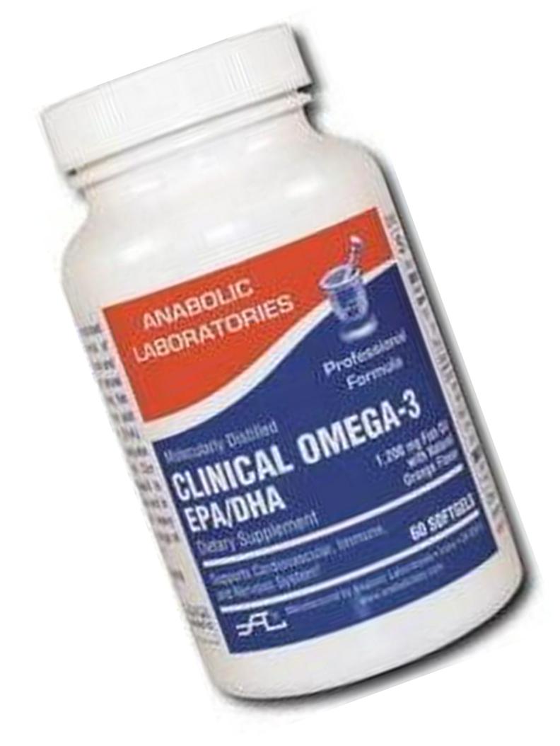 Anabolic Laboratories, CLINICAL OMEGA 3 EPA/DHA 60 SOFTGELCAP