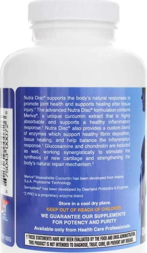 Anabolic Laboratories Nutra DiscÂ 180 Capsules