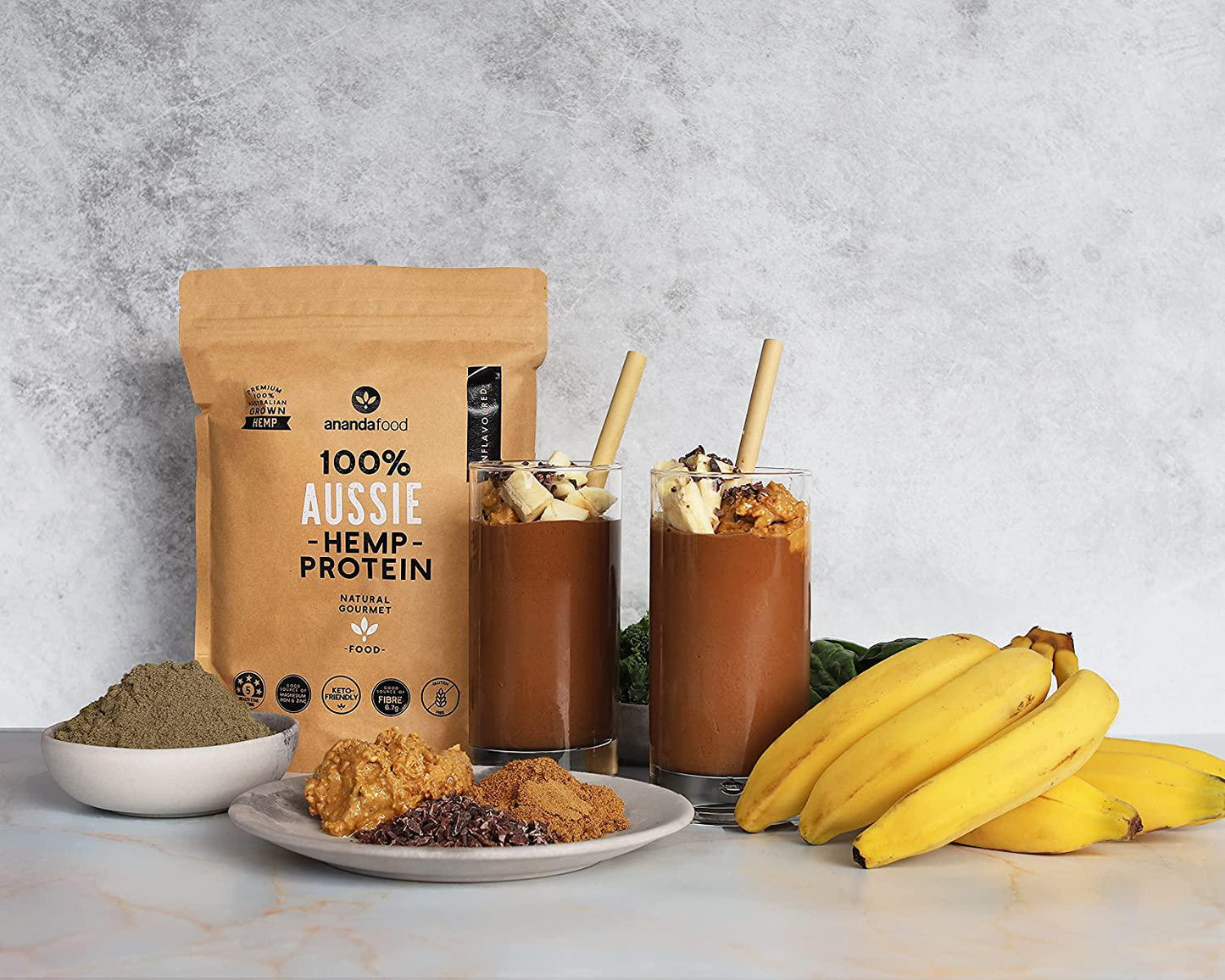 Ananda Food 100% Aussie Hemp Protein Powder