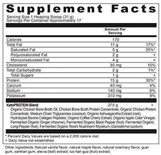 Ancient Nutrition Keto Protein Bundle - KetoPROTEIN Chocolate + KetoPROTEIN Vanilla