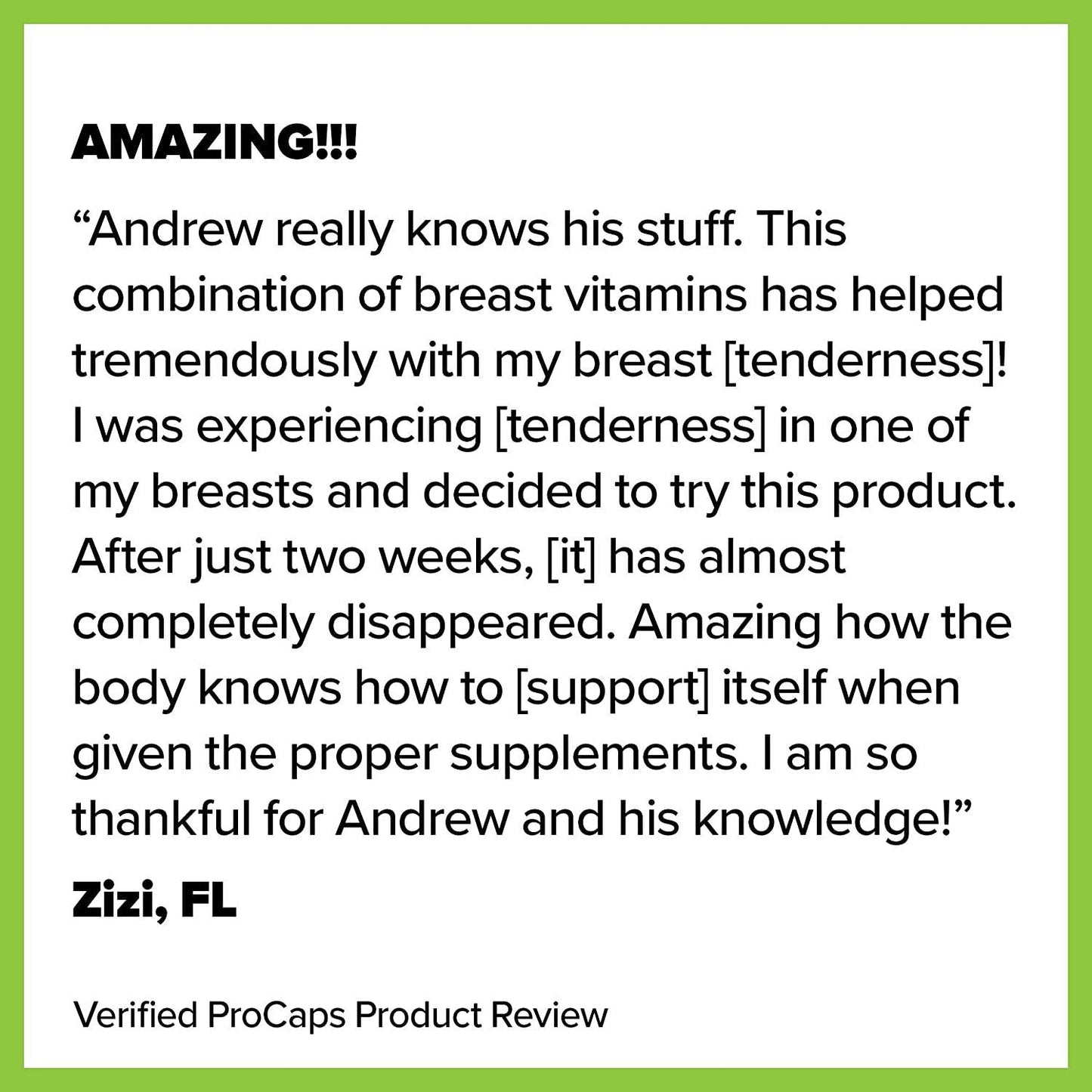 Andrew Lessman Breast Health 30 Capsules Provides Protective Compounds for Natural Support of The Delicate Tissue of The Breast, with Indole-3-Carbinol, Sulforaphane, Green Tea Extract, and More