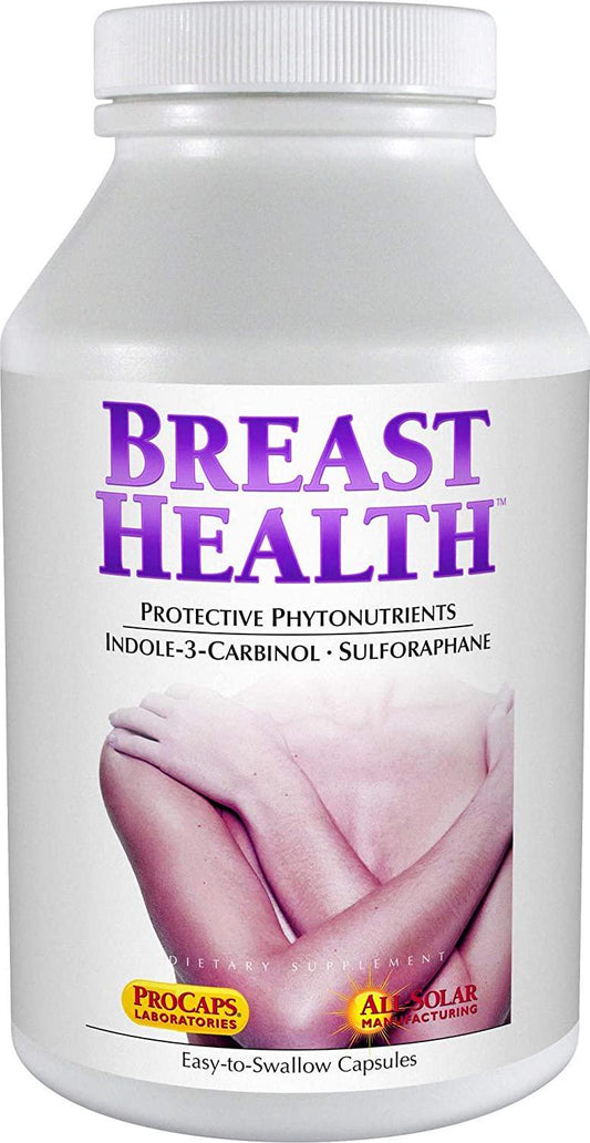 Andrew Lessman Breast Health 30 Capsules Provides Protective Compounds for Natural Support of The Delicate Tissue of The Breast, with Indole-3-Carbinol, Sulforaphane, Green Tea Extract, and More