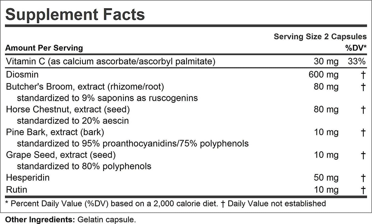 Andrew Lessman Circulation Vein Support for Healthy Legs 30 Count - High Bioactivity Diosmin Natural Oxidants Butcher's Broom Visibly Reduces Swelling and Discomfort in Feet, Ankles, Calves and Legs