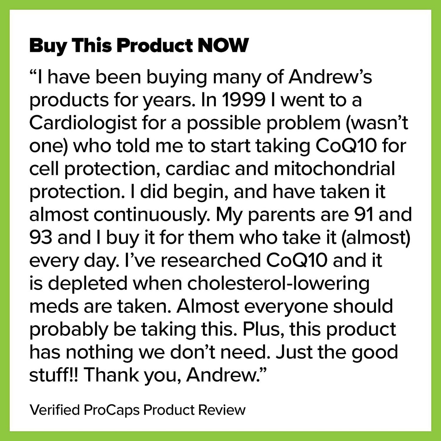 Andrew Lessman Coenzyme Q-10 200 mg 120 Capsules - Essential for Energy Production and Optimum Key Organ Function, Anti-Oxidant Support, Depleted by Aging, Plus B-Complex. Easy to Swallow Capsules