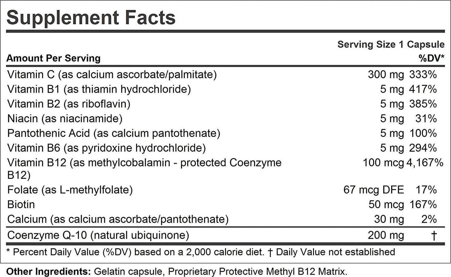Andrew Lessman Coenzyme Q-10 200 mg 120 Capsules - Essential for Energy Production and Optimum Key Organ Function, Anti-Oxidant Support, Depleted by Aging, Plus B-Complex. Easy to Swallow Capsules