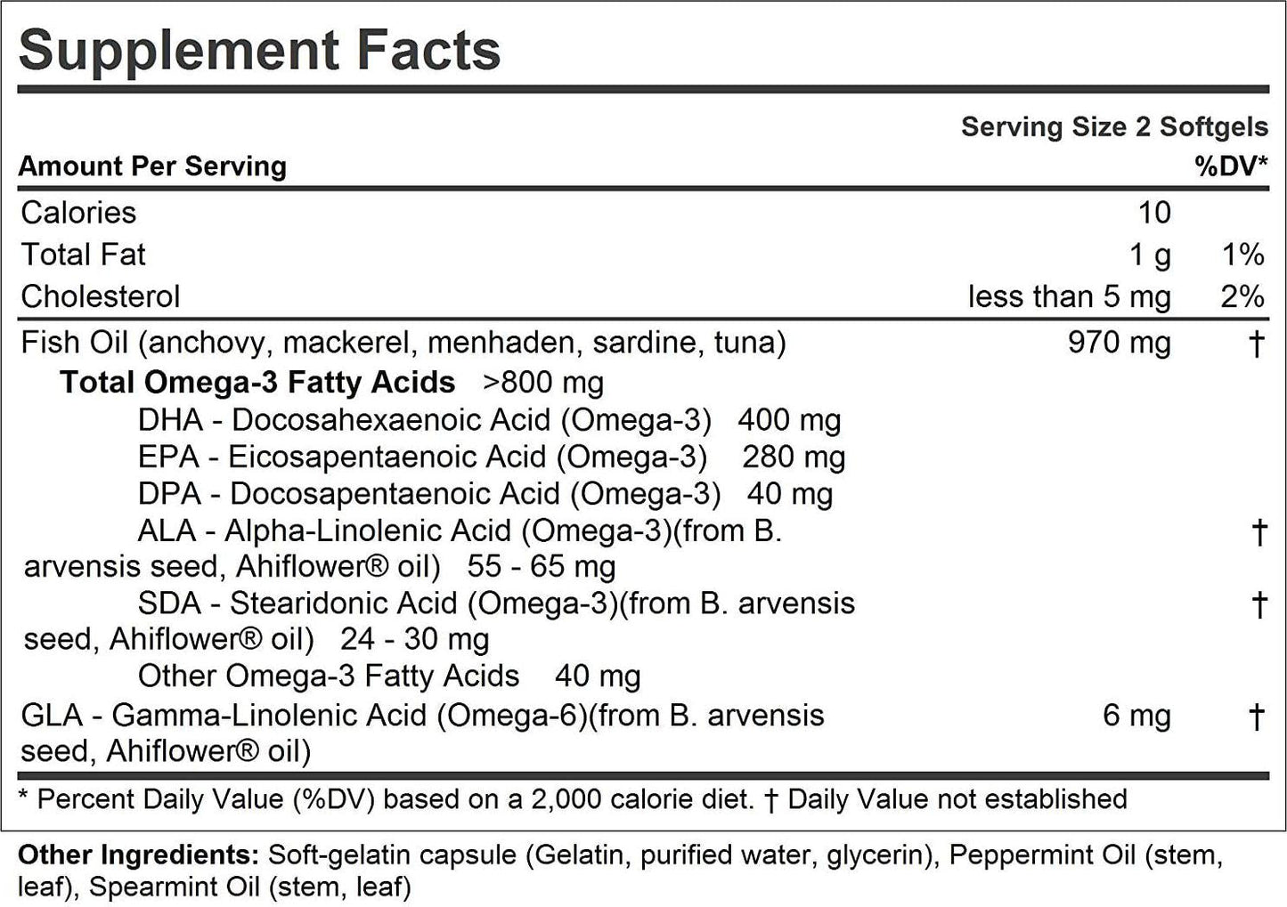 Andrew Lessman Essential Omega-3 No Fishy Taste - Mint, 180 Softgels