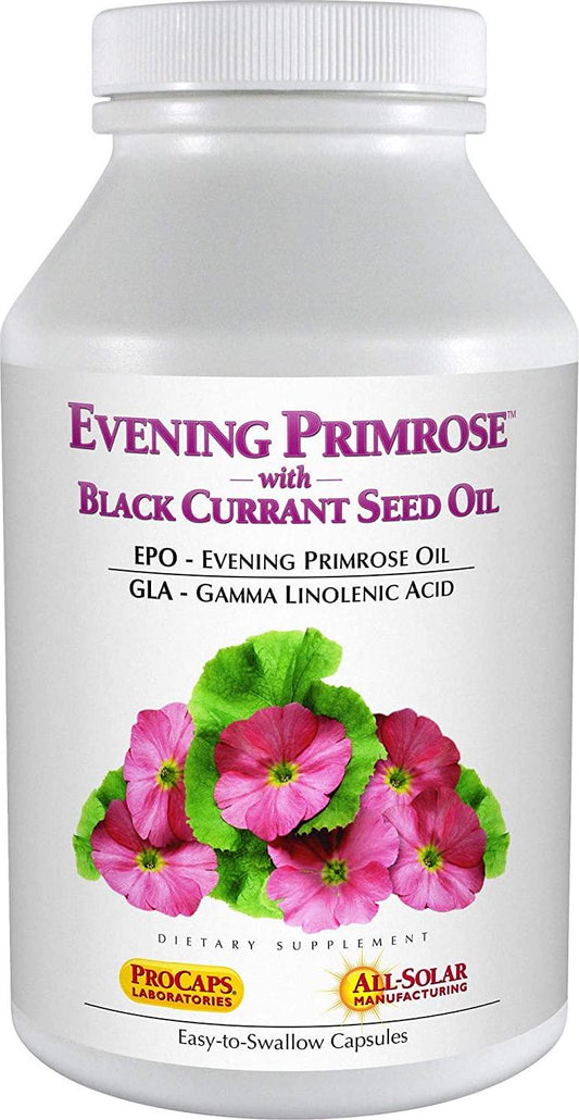 Andrew Lessman Evening Primrose with Black Currant Seed Oil 360 Softgels Soothes Physical Discomfort and Mood Swings Due to Menstrual Cycle, with Gamma-Linolenic, Omega-6 Fatty Acids, No Additives