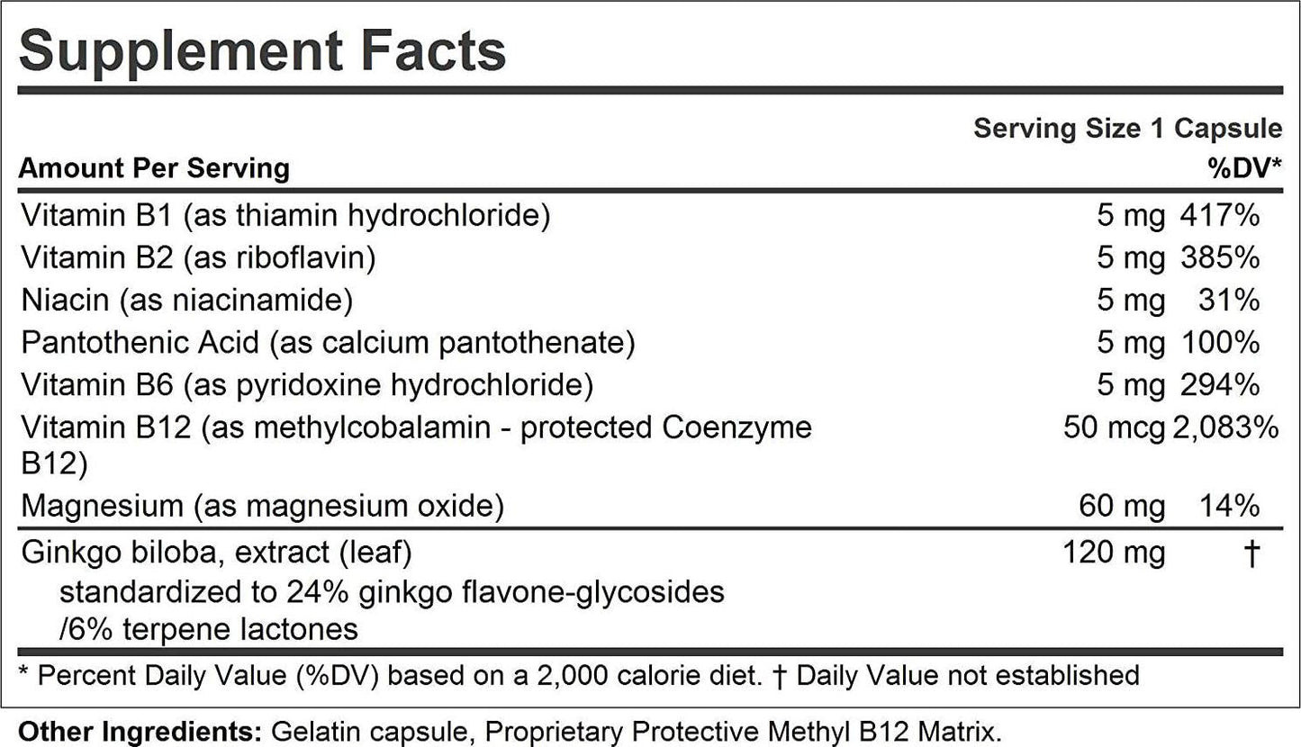 Andrew Lessman Ginkgo Biloba 120-120 Capsules – Standardized Extract to Maintain Flow of Oxygen and Nutrients to Fuel The Brain. Supports Brain, Memory and Cognitive Function. No Additives