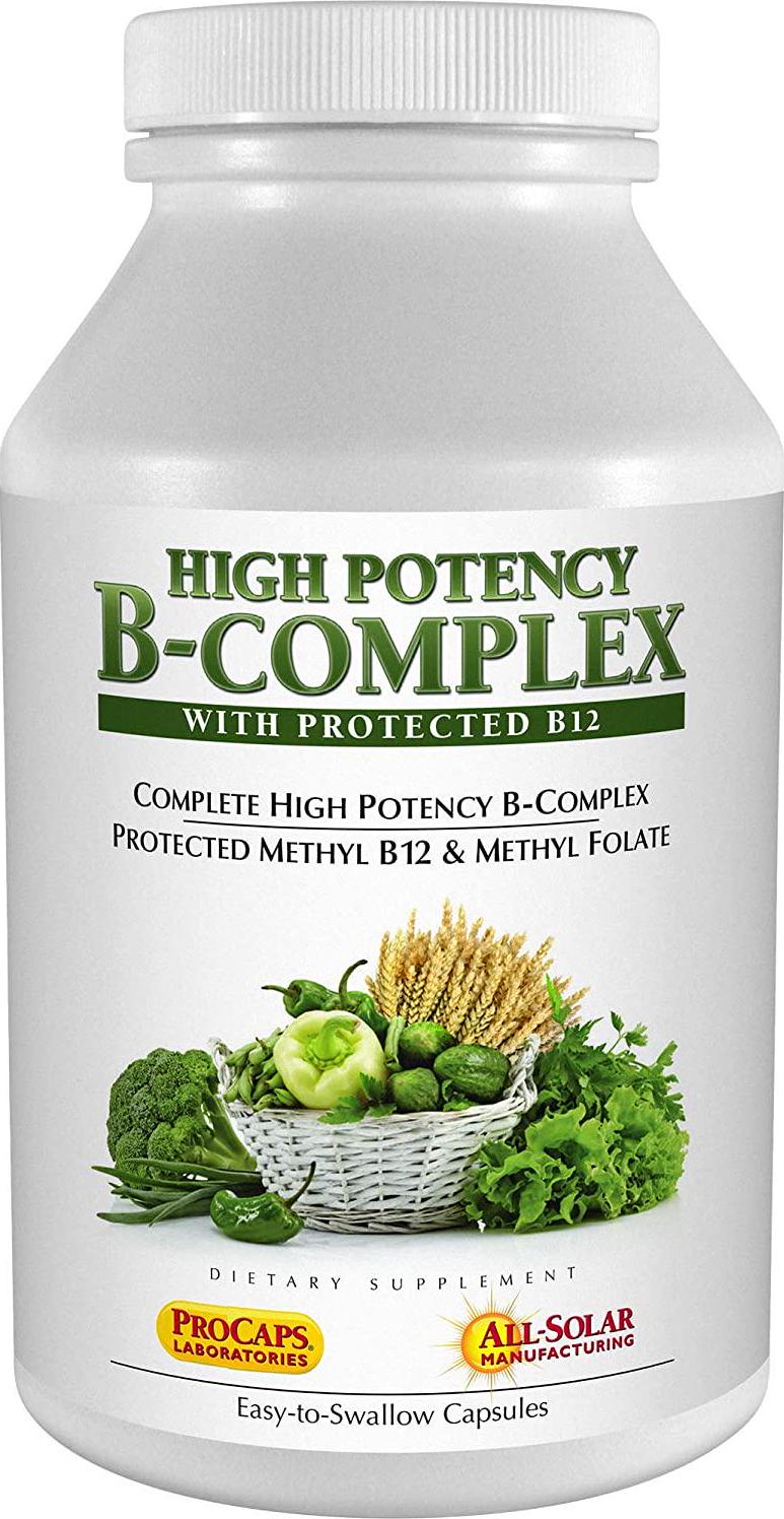 Andrew Lessman High Potency B-Complex 360 Capsules - with High Levels of Folate Complex and Biotin, Promotes Cellular Growth, Energy, Immune Function, Detoxification, Fat Metabolism and More