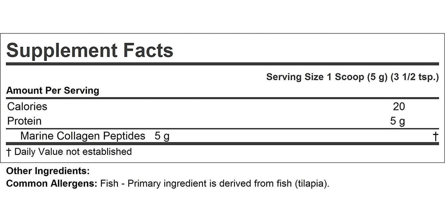 Andrew Lessman Marine Collagen Peptides 30 Servings - Promotes Radiant Smooth Soft Skin, Comfortable Joints. 100% Pure. Highest Quality Super Soluble No Fishy Flavor No Additives Non-GMO
